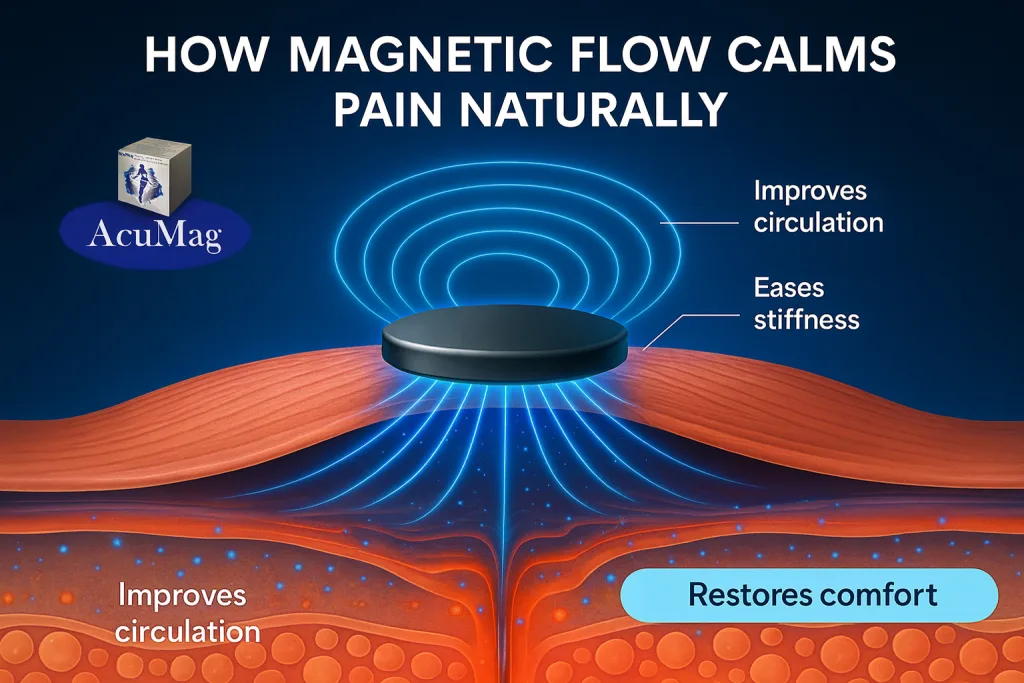 Stop daily pain fast. Reusable magnetic therapy that eases soreness, stiffness & muscle tension — no pills, no heat.