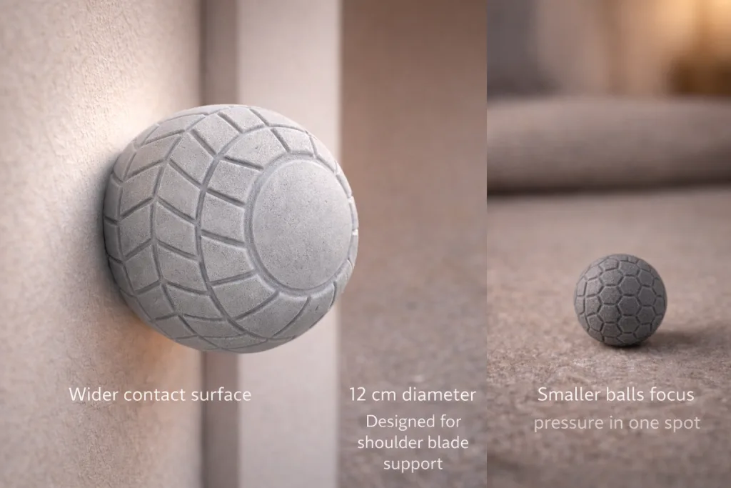 Designed to support shoulder and upper back comfort after long desk days. A simple 5 minute daily reset tool for steady, reusable relief at home.