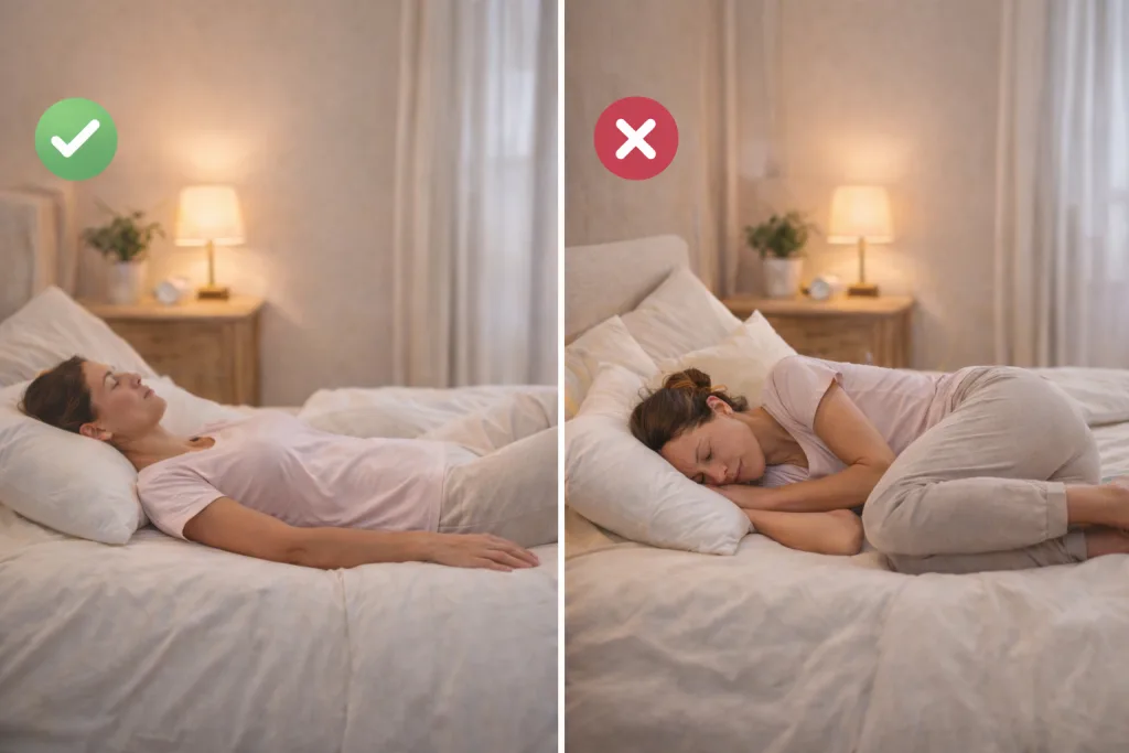 Discover the best sleeping positions for relieving shoulder and upper back pain. Learn how to adjust your sleep posture to reduce discomfort and improve rest.