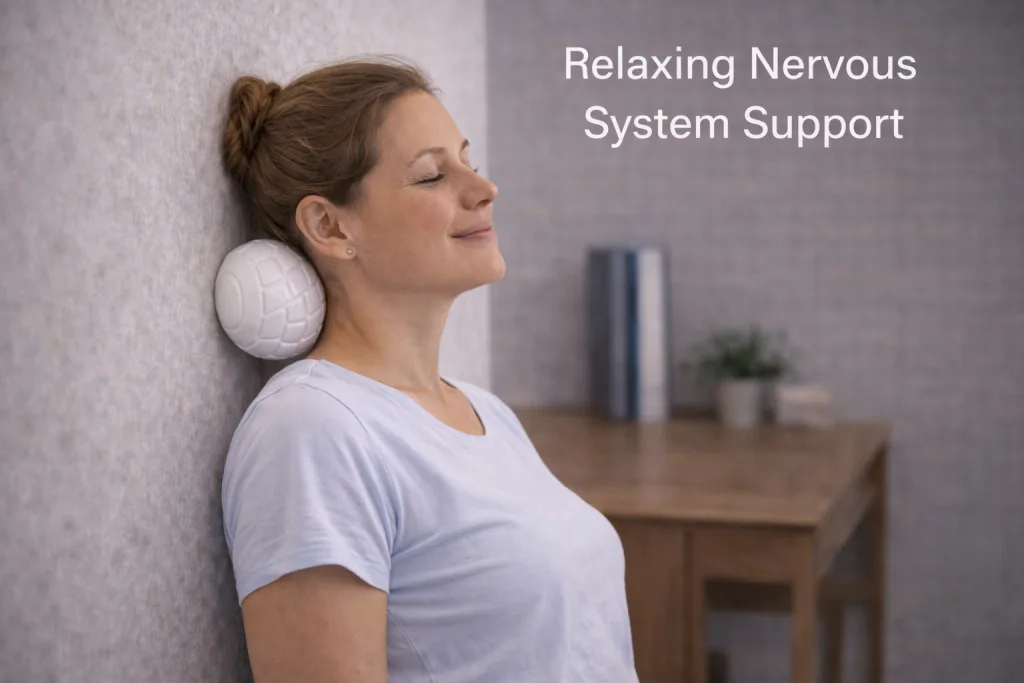 Learn how stress activates your nervous system and creates chronic shoulder and upper back tension and how to calm it naturally.