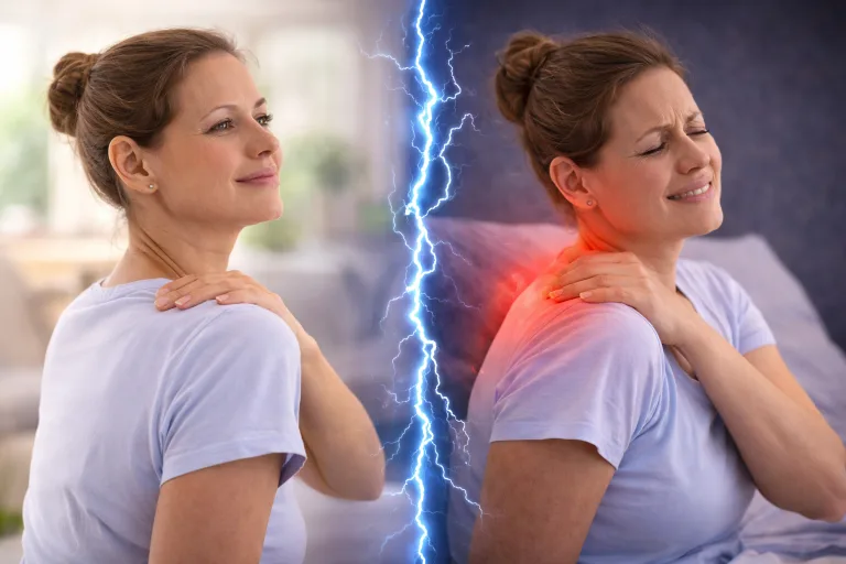 Discover why shoulder and upper back tension often worsens after 40, especially for women, and how to support recovery naturally.